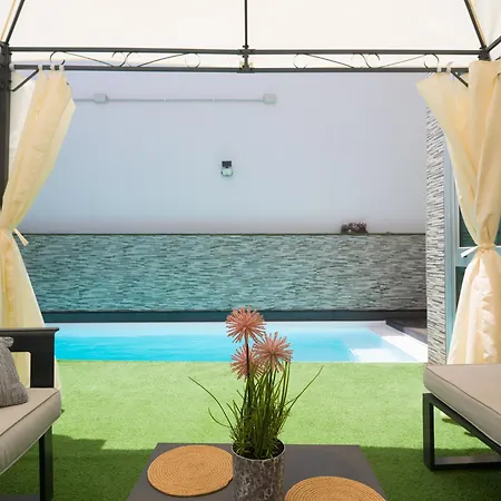 Adosado En Telde Con Piscina Y Vistas Al Mar 別荘 Playa Del Hombre